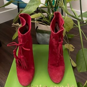 NIB KATE SPADE NEW YORK DILLANE HIGH HEEL BOOTS